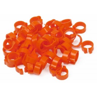 Orange 5mm Numbered Rings