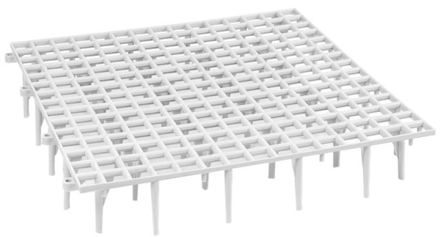 Plastic Floor Grill with Supports