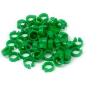 Dark Green 5mm Numbered Rings
