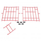 Set of Red Plastic Fronts